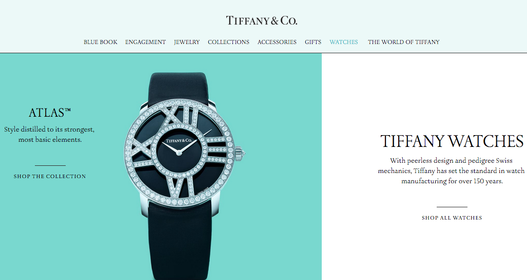 Tiffany screen shot watches